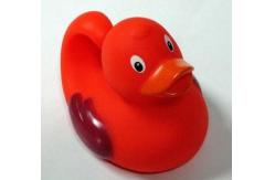 China Educational Bath Toys Baby Blue Rubber Ducks Floating 8.3cm Length 40 Gram supplier