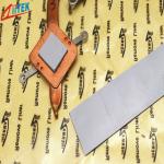 Soft and compressible Gray Compressible Thermal Conductive Silicone Pad for Memory Modules  for sale