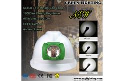 China 10000 Lux Rechargeable LED Mining Light With OLED Screen IP 68 Waterproof supplier