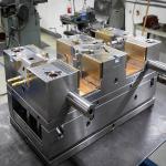 Customized OEM Texture Black Color Surface Plastics Injection Mold for sale