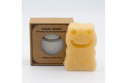 China Different Shapes Turmeric Powder Konjac Sponge For All Skin Cleaning supplier