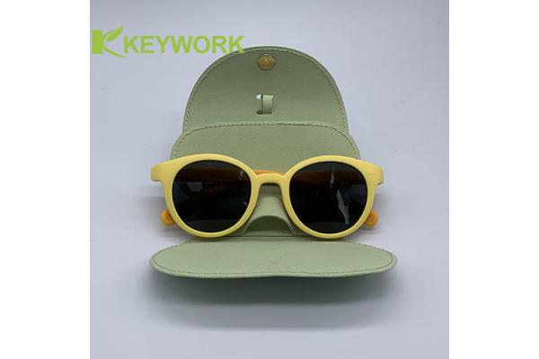 Kid Durable PE Pouch Fashionable Soft Sunglasses Case Shakeproof Drawstring Handhold