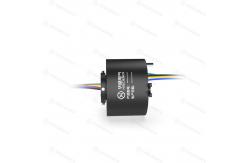 China 380V Through Bore Slip Rings Manufacturers 8 Circuits Signal 1 Circuits Shielded supplier
