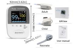 China 0.25kg Portable Blood Oxygen Meter With USB Interface supplier