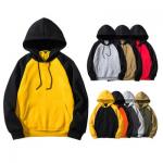 Fashion 100% Cotton Block Mens Oversized Pullover Hoodie For Autumn Season for sale