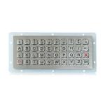 Security 40 Keys Panel Mount Keyboard , Industrial Metal Keyboard Weatherproof for sale