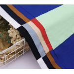Double Skin-Friendly And Natural Environmentally Friendly Striped Knit Fabric For T-Shirt for sale