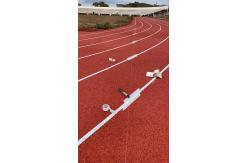 China 400 Meter Outdoor Running Track Material Environmental Friendly supplier