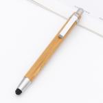 Eco friendly Bamboo Pen Light Weight Screen Touch Ball Pen Multi function Stylus Pen for sale