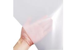China Recyclable PET/PETG Transparent Sheet Film Customized For Matted Or Frosted supplier