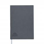 Embossed Logo Custom Journal Notebook Suede Cover For Company Promotion Design for sale
