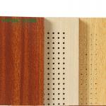 Customizable Micro-perforated Acoustic Fiber Wall Panel with Solid Wood Core Material for sale