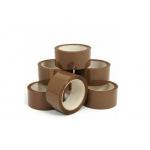 colored self adhesive lead tape / Bopp Packaging Tape , 48 mm * 55 yards for sale
