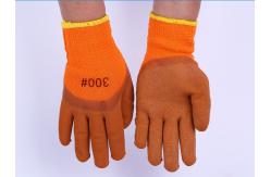 China Cold Resistant Anti Slip 23cm Foam Latex Work Gloves supplier