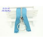 30 Inch Open End Dual Separating Zipper , Long Separating Zippers For Garments for sale