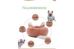 China Small Rabbit Ears Winter Warm Cat Sleeping Bed 70CM 80CM Plush + PP Cotton supplier