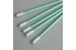 China Knitted Mini Round Head Cleanroom Polyester Cleaning Swab supplier