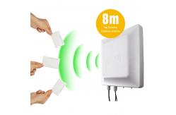 China Built In UHF Integrated Antenna 6~10m 868mhz Long Range UHF RFID Reader supplier