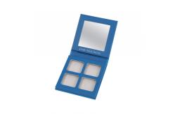 China Empty Paper Eyeshadow Palette Embroidery Decoration With 4 Pans supplier
