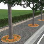 Pathway Corten Steel Gratings Safety Grating Panels Tree Guard Metal Tree Cover Grating for sale