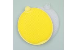 China Multifunction Dish Cleaning Pad Sponge Kitchen Silicone Brush For Washing Dishes supplier