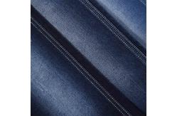 China Indigo Blue 75 Cotton 23 Poly Cotton Polyester Denim Fabric With 2 Spandex supplier