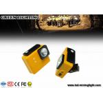 Safety Cordless Mining Headlamp / 7000 Lux led mining lamp light weight for sale