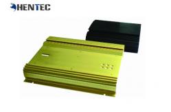 China Electrical Cover / Enclosure Extruded Black Aluminium Profile For Electronics supplier
