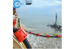 China Rotomoulded PE Dredging Pipe Floats Machine Floater Marine Dredger 14 Inch supplier