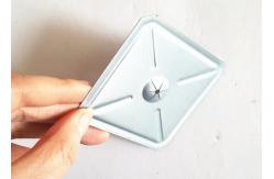 China 64MM Dia Square Self Locking Clip , Heat Insulating Washers With Beveled Edge supplier