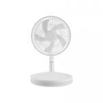 USB Rechargeable Portable Foldable Fan LED Light Retractable Multifunctional Electric Fan for sale