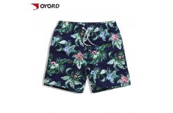 China OEM Custom Beach Shorts  Full Sublimation Printed Private Label Ultra Elastic supplier