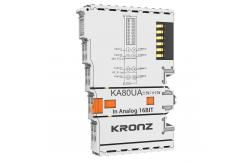 China 8 Channels Analog Output Module 400mA IP20 16 Bit Industrial Ethernet Bus Modbus supplier