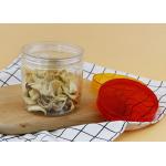 500ml Clear PET Plastic Candy Jars With Aluminum Lids And Screw Caps