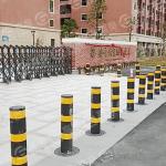 AC220V Hydraulic Retractable Bollards Width 168mm 30kg Access Control Bollards for sale