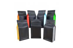 China Matte BOPP PET Side Gusset Aluminum Foil Bag 500g 1kg With Valve supplier