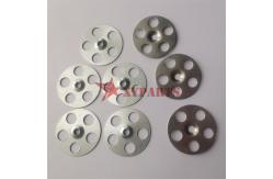 China Galvanized Steel Board Fixing Self Locking Washers Round 6mm Center Hole supplier