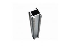 China 6 M Anodized Aluminum Window Frames , Rectangle Aluminum Sliding Door Profile supplier