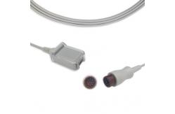 China Reusable 9pin Connector TPU 2.2m Spo2 Extension Cable For Biolight supplier