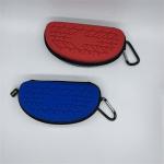 Rubber Bespoke Logo Hard Zipper Glasses Case Handhold Eyeglasses Case 16*8*7.5CM for sale