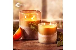 China ODM Aromatherapy Aroma Scented Candle Lemon Round Shape Custom supplier