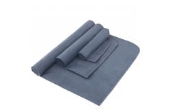 China Rectangular Beach Microfiber Towel Ultra Absorbent Fabric For Custom Logo supplier