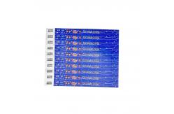China Custom Disposable Paper Wristbands Waterproof Events Tyvek Bracelet Paper Wristbands With Barcodes supplier