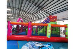 China Plato Inflatable Bounce House Combo Amusement Park Bouncy Castle Slide supplier