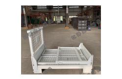 China Secure Pallet Cages With Padlock Locking System 500kg - 2000kg Load Bearing supplier