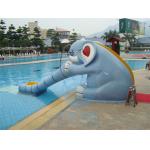Elephant Shaped Mini Pool Slide Outdoor Commercial Swimming Pool Slides Customized