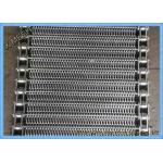 Customized 304 Stainless Steel Wire Mesh Conveyor / Spiral Woven Wire Mesh Belt for sale