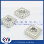 China Countersunk magnets Neodymium for sale
