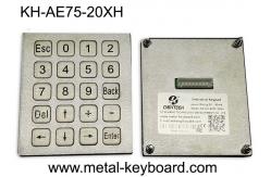 China 20 Keys Matrix Vandal Proof Panel Mount Keypad supplier