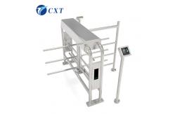 China Supermarket Waist Height Turnstile Automatic 304 Stainless Steel supplier